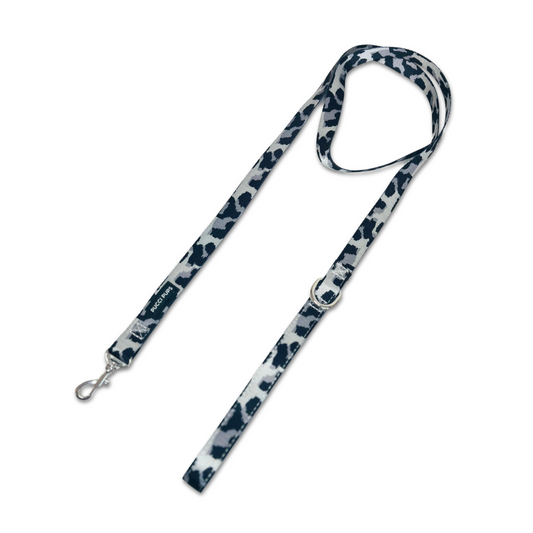 Dog Walking Lead – Grey Leopard