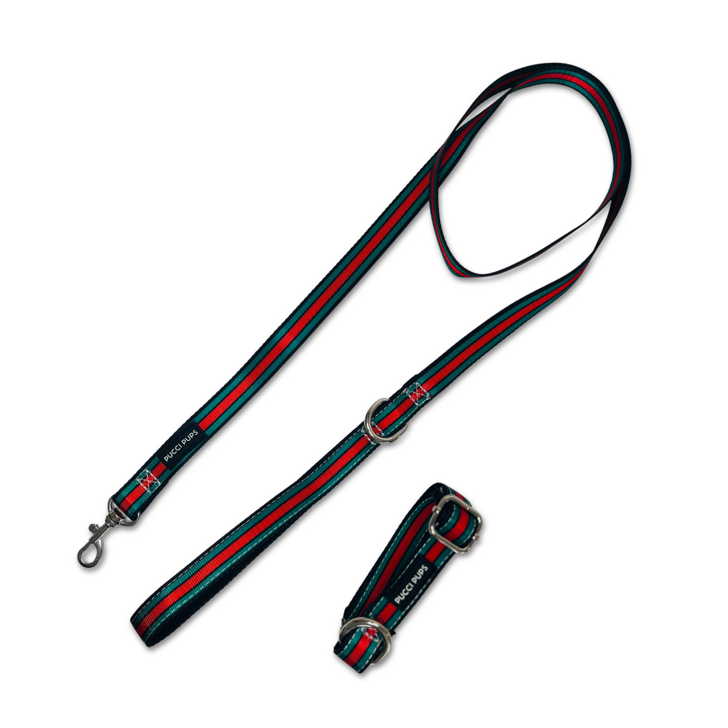 Dog Walking Collar & Lead Set – Stripe